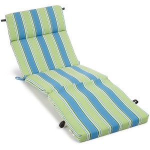 Blazing Needles, 72-inch by 24-inch Patterned Polyester Outdoor Chaise Lounge Cushion - 1 of 1