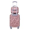 AMKA Gem 2-Piece Carry-On Spinner Weekender Bag Luggage Sets - 2 of 4