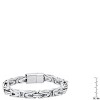 Steeltime Men's stainless steel byzantine link bracelet - 3 of 4