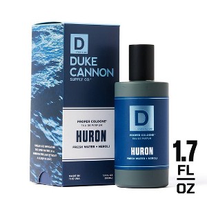 Duke Cannon Men's Huron Proper Cologne - Fresh Water & Neroli Cologne - 1.7 fl oz - 1 of 4