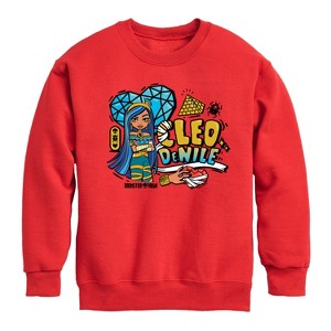 Boys' - Monster High - Cleo Denile Graphic Long Sleeve Fleece Sweatshirt - 1 of 4