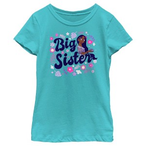 Girl's Encanto Isabela Big Sister with Flower T-Shirt - 1 of 4