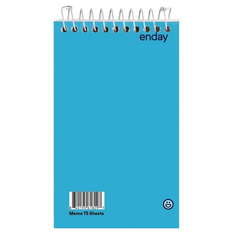 Enday 3 X 5 Memo Pads 75 Count, Blue : Target