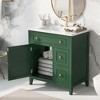Whisen Vintage 30" Bathroom Vanity with Sink Top, Bathroom Vanity Cabinet with Door and Drawers - 3 of 4