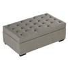 Sapphtopaz Modern Ottoman Folding Sofa Bed Convertible Ottoman Sleeper with Memory Mattress and Button Tufting for Living Room, Entryway - 4 of 4