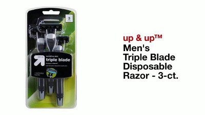 Women's Four Blade Disposable Razor - 3ct - Up & Up™ : Target