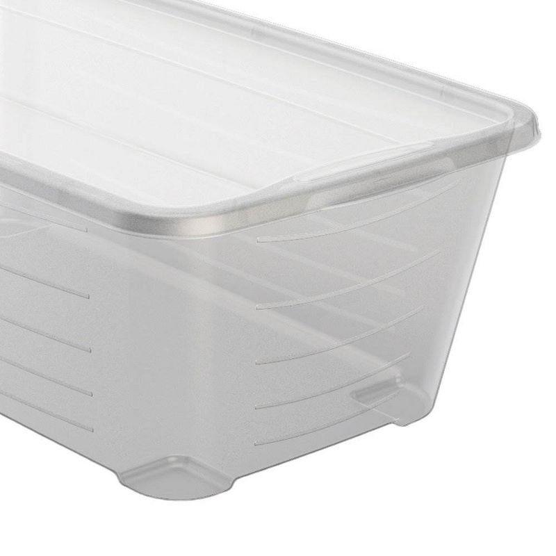 Life Story 6 Quart Rectangular Clear Plastic Protective Storage Shoe Box, 8 Pack, 3 of 7