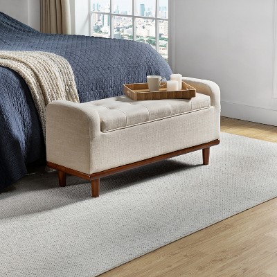 Edgaro Upholstered Storage Bench For Bedroom| Artful Living Design ...