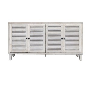 TIRAMISUBEST Wash Cabinet with Woven Pattern Doors - 1 of 4