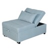 Pull Out Sleeper Sofa with Pillow - ModernLuxe - 4 of 4