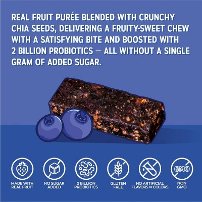 Nature's Garden Snacks Probiotic FruiChia Blueberry Fruit Snacks - 5.6oz/8ct