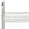 Pierre Adjustable Mini Trolley - Chrome - Safavieh - 4 of 4