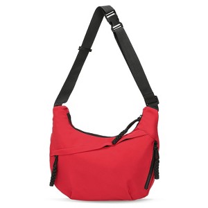 Unique Bargains Nylon Lightweight Fashion Durable Arch Moon Crossbody Bag - 1 of 4