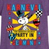 Girls' - Peanuts - Karneval Biggest Oldest Party Germany Fitted Short Sleeve Graphic T-Shirt - 2 of 4