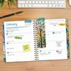 HARDCOVER 2026 Planner, 8.5"x11": 14 Months (Nov 2025-Dec 2026), Daily/Weekly/Monthly,  Bookmark, Pocket Folder w Sticky Notes (Watercolor Tree) - 3 of 4
