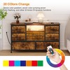 8-Drawer Storage Cabinet TV Cabinet for 55-Inch TV Entertainment Center - 4 of 4