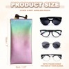 Unique Bargains Travel PU Leather Soft Squeeze Top Sunglass Pouch Organizer 2 Pcs - 2 of 4