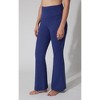Yogalicious Womens Lux Foldover 7/8 Flare Leg Pant - 2 of 3