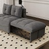 MAYEERTY Versatile Foldable Sofa Bed 3 Lengths with USB & Swivel Phone Stand - 4 of 4