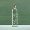 Bubbles Glass Water Bottle with Wooden Stopper-750 ml - 2 of 4