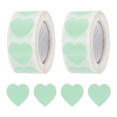 Unique Bargains Self-Adhesive Heart Decorations Sticker for Envelope Wedding 1000 Pcs