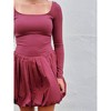 Women's Bubble Long Sleeve Romper - Listicle - 4 of 4