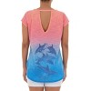 Guy Harvey Women's Dolphin Time Short Sleeve Slub Tee - 2 of 4