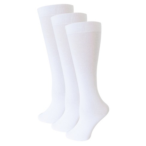 Lechery Women's Knee-highs (3 Pairs) - White, One Size Fits Most : Target