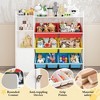 Kids Toy Storage Organizer with 8 Removable Toy Bins, 4-Tier Toy Organizers Kid Bookshelf and Toy Storage for Bedroom - 3 of 4