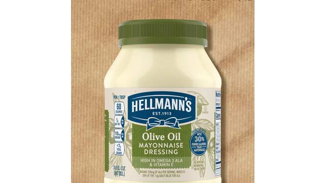 Hellmann's Mayonnaise Dressing with Olive Oil 30oz, 2 of 9, play video
