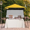 EAGLE PEAK 8x8ft Pop Up Canopy with Sidewall, 8x8 Base 6x6 Top - 2 of 4