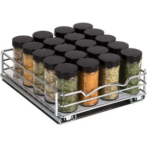 Hold N' Storage - Pull Out Cabinet Organizer for Spices, Cans - Heavy Duty with Lifetime Limited Warranty - 1 of 4