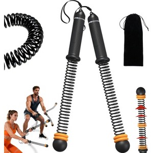 Heavy Duty Cordless Battle Rope with Adjustable Resistance, Quiet Exercise Rope with Bag for Strength Training - 1 of 4