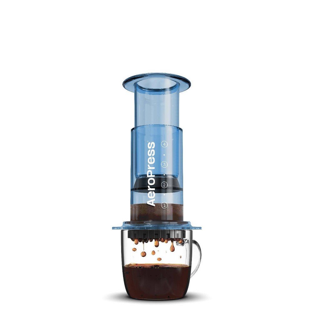 AeroPress 4c Single-Serve Coffee Maker Blue