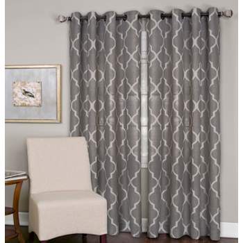 Medalia Room Darkening Geometric Window Curtain Panel - Elrene Home Fashions