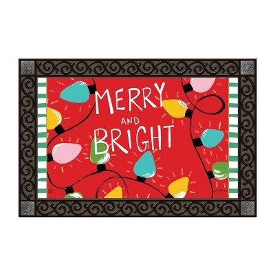 MatMates Decorative Christmas Holiday Floor Mat Insert Indoor or