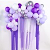 PartyWoo Crepe Paper Streamers Purple Light Dark Silver White 6 Rolls 492 ft 1.8 Inch x 82 Ft Roll - 2 of 4