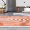 TROPOW  Machine Washable Rug Modern Abstract Low Pile Rugs Non Slip Non Shedding Rug Contemporary Lines Indoor Carpet for Bedroom Living Room - 4 of 4