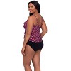 Trimshaper Women's Rachel 5 Tier Ruffle Tankini Swimsuit Top - 2 of 3