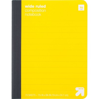 Wide Ruled  Composition Notebook - up&up™