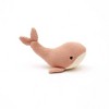 INFURNIC Baby and Toddler Learning Toys Premium Baby Learning Toys Soft Handmade Whale Plush Toy for Sensory Skill Development, Peach, 10"*5"*1" - 4 of 4