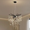 23"Modern Crystal Branch Chandelier - 4 of 4