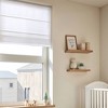 Dsvimoy Curtain Panel Cordless Roman Shade Galen Matte Fabric for Modern Home Decor, White, 5.96"*9.25"*8.07" - 2 of 4