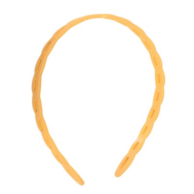 Unique Bargains Women's Classic Elegant Frosted Chain Hairband 5.51"x4.72" 1 Pc