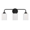 Craftmade Lighting Stowe 3 - Light Vanity in  Flat Black - 4 of 4