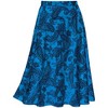 Collections Etc Stylish Paisley Print Stretch Knit Full-Sweep Skirt - 4 of 4