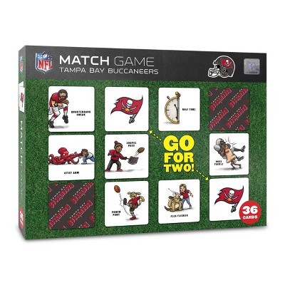 NFL Tampa Bay Buccaneers Memory Match Game