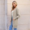 Women's Knit Open Front Puff Sleeve Longline Cardigan - Cupshe - 4 of 4