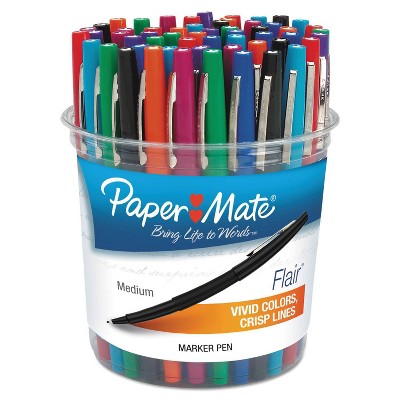 Paper Mate Flair 48ct Felt Tip Marker Pens Medium - Assorted Colors