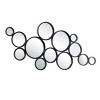 Metal Bubble Cluster Round Wall Mirror Black - Olivia & May: Contemporary Iron Frame, 52" Height - 2 of 4
